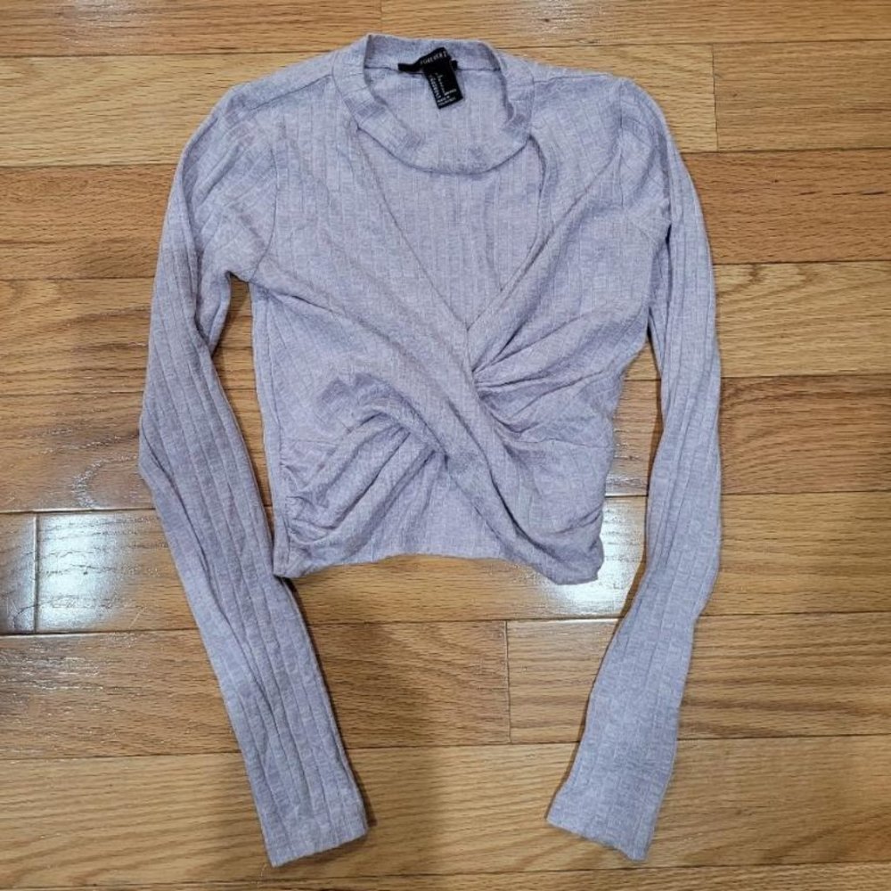 Lavender Crop Top